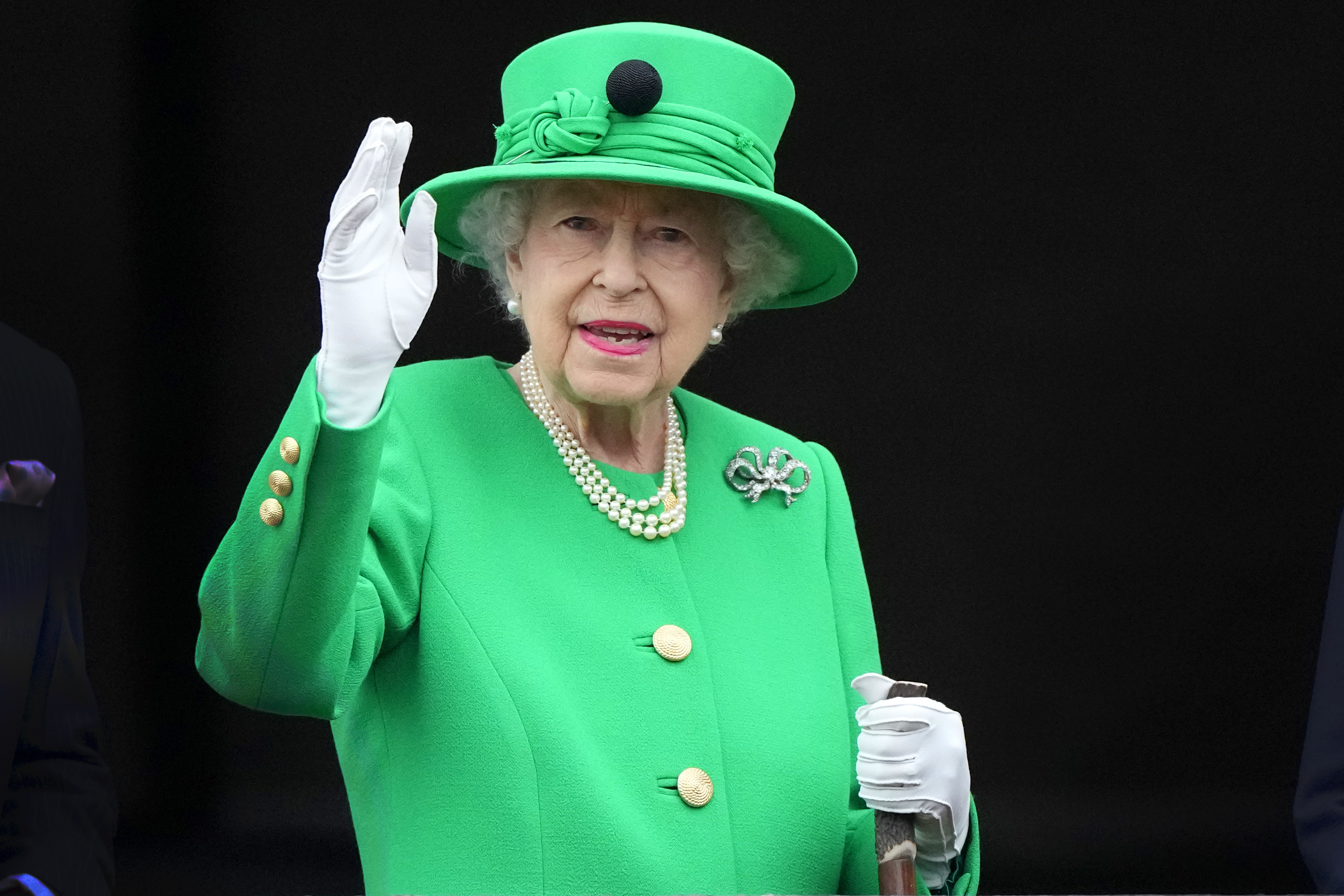 La reine Elisabeth II lors des célébrations de son jubilée de platine, le 5 juin 2022 à Londres.