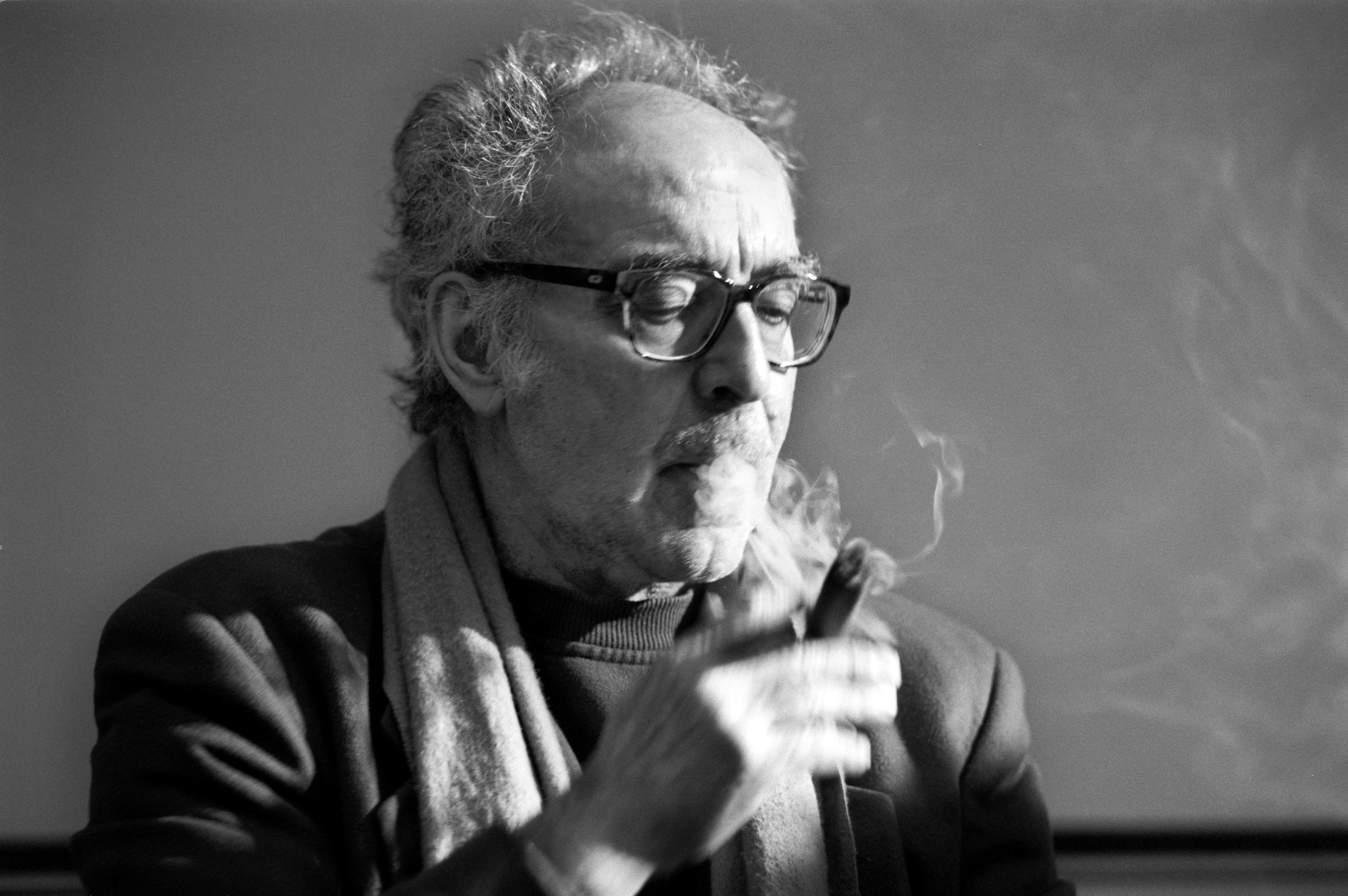 Jean-Luc Godard à l’EPFZ en février 2002.
