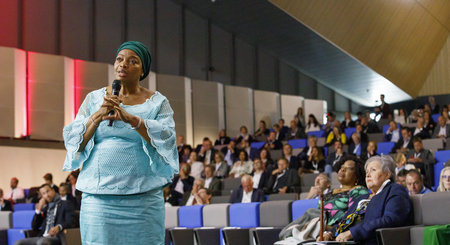 Eve Bazaiba Masudi, vice-premier ministre de la République Démocratique du Congo - Magali Girardin