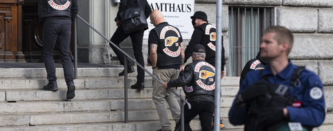 A Berne, un procès de membres de bandes rivales de motards sous haute tension