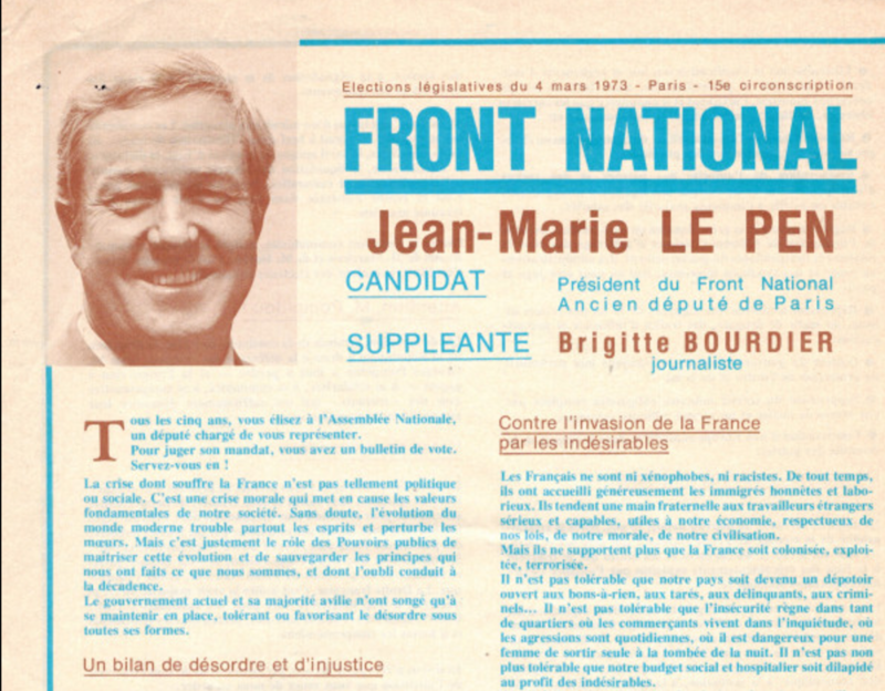 Manifeste idéologique du front national