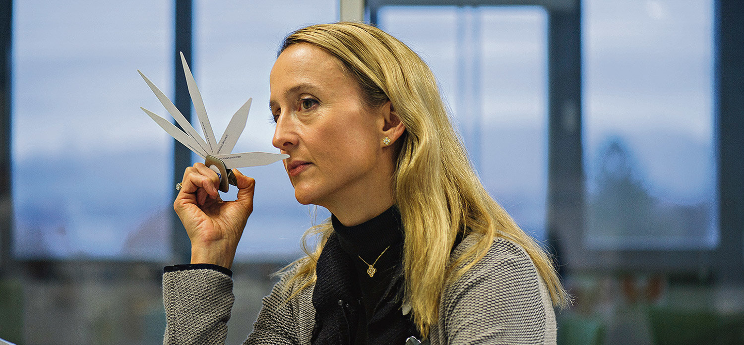 Danielle Buchmann, directrice de la création parfums chez Coty à Versoix
