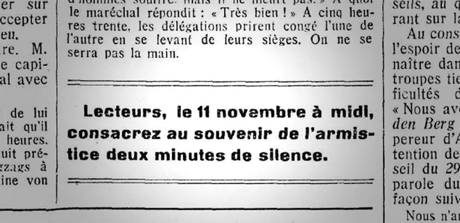 «Journal de Genève» du 11 novembre 1928. (letempsarchives.ch)