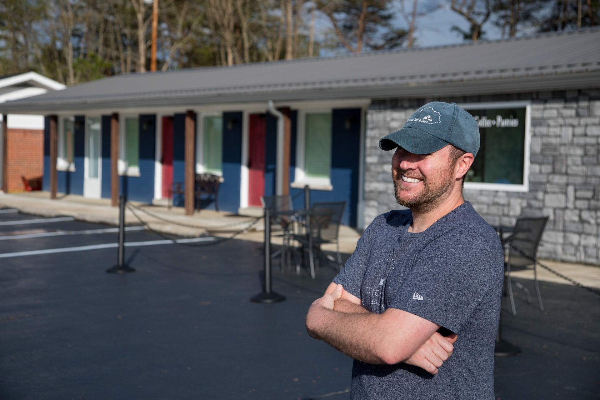 Dustin Cornett, patron du Chocolat Inn & Café. Dustin Cornett, patron du Chocolat Inn & Café.
