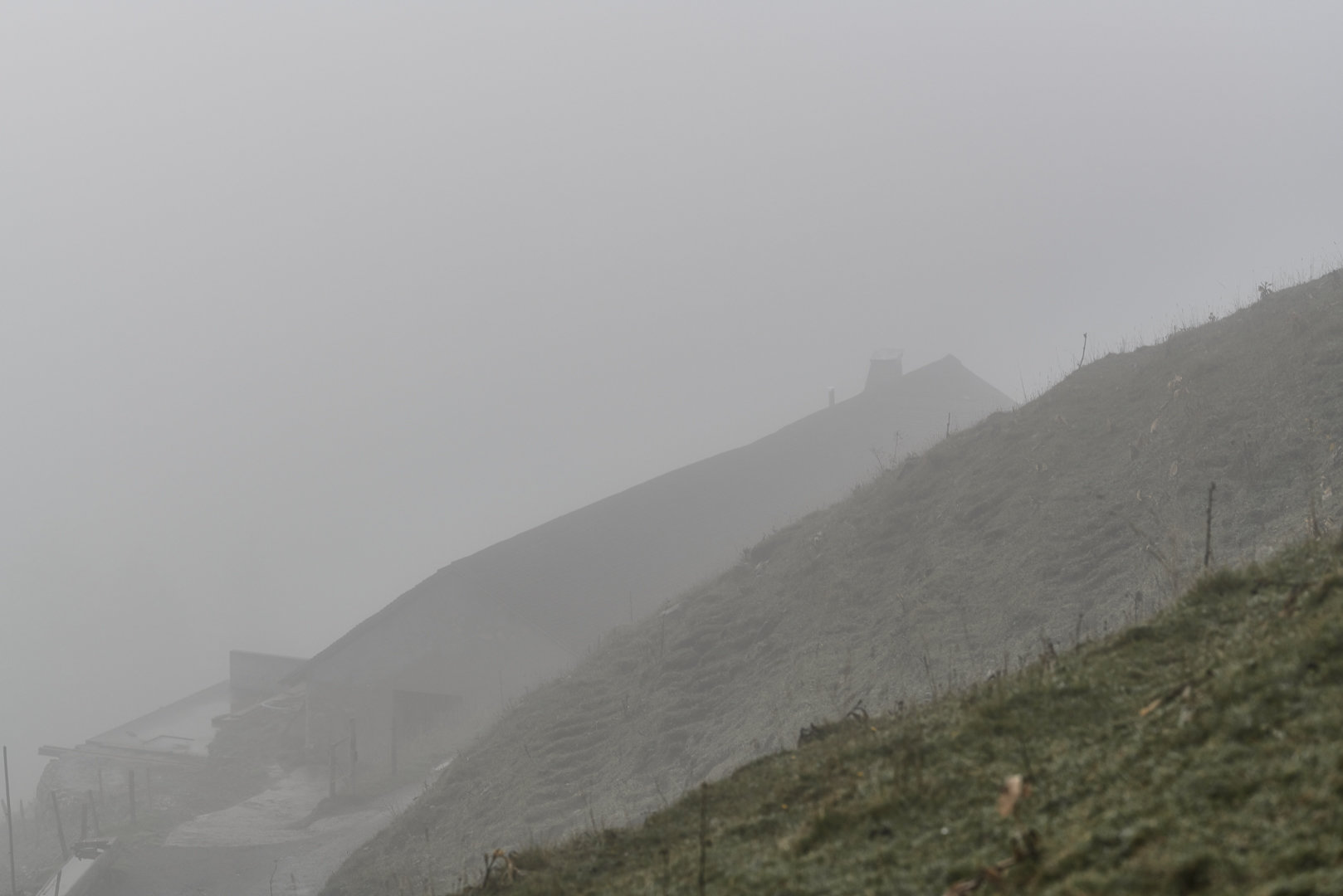Brume de montagne, silence immuable, un aboiement au loin et le murmure des hommes affairés dans l’étable. Brume de montagne, silence immuable, un aboiement au loin et le murmure des hommes affairés dans l’étable.
