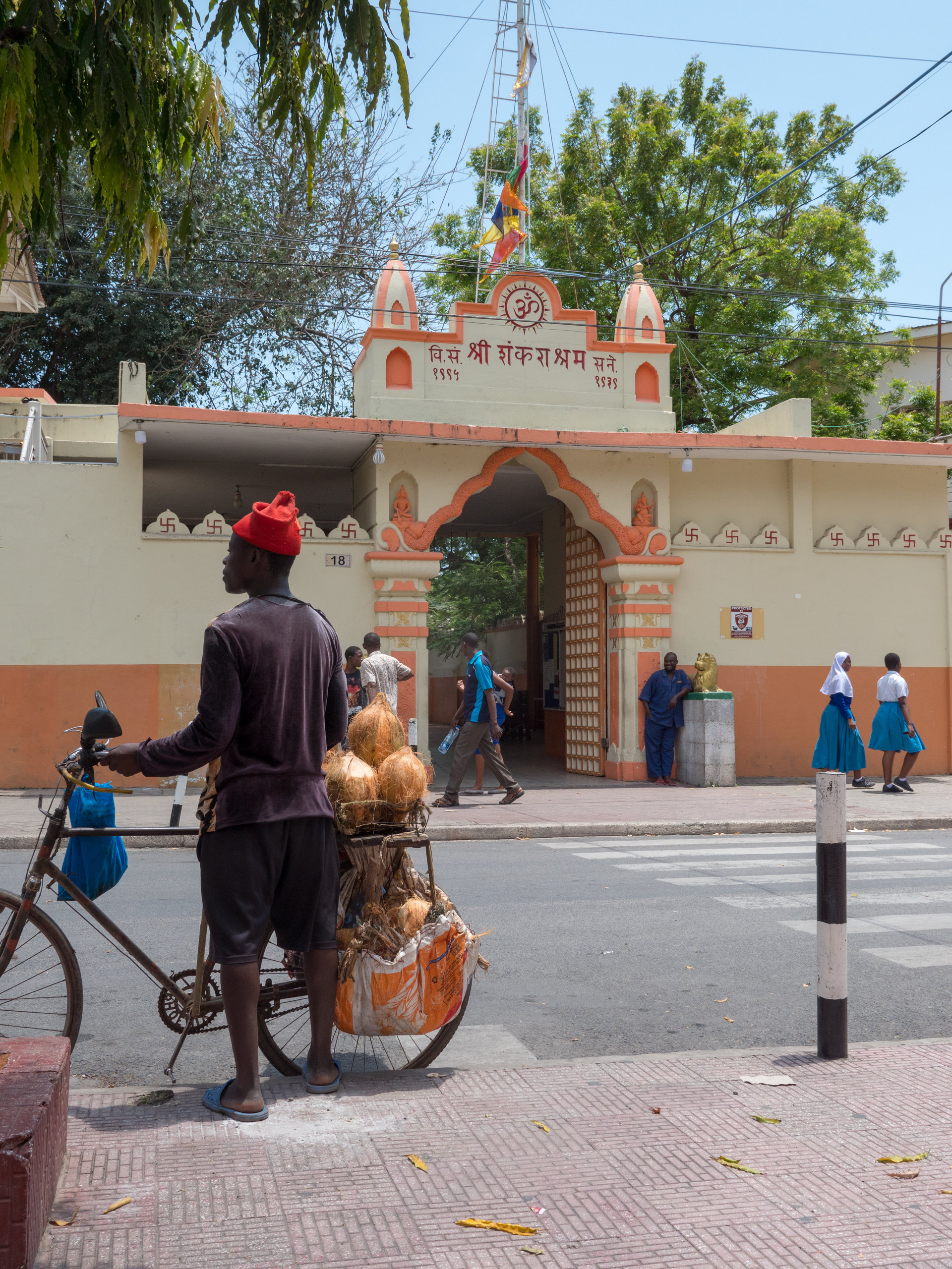 Le quartier de Kisutu et ses temples hindous