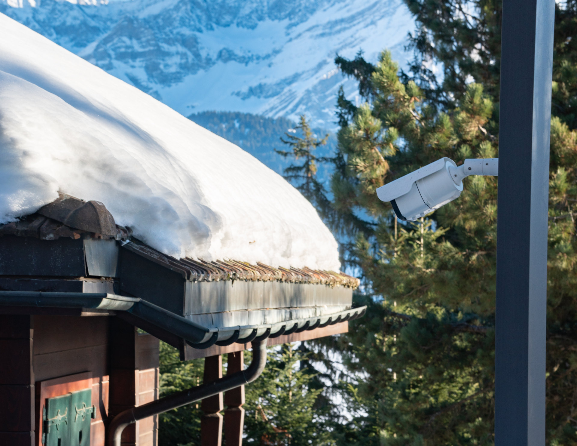 A Villars-sur-Ollon, un des chalets achetés par Dario est bardé de caméras de surveillance