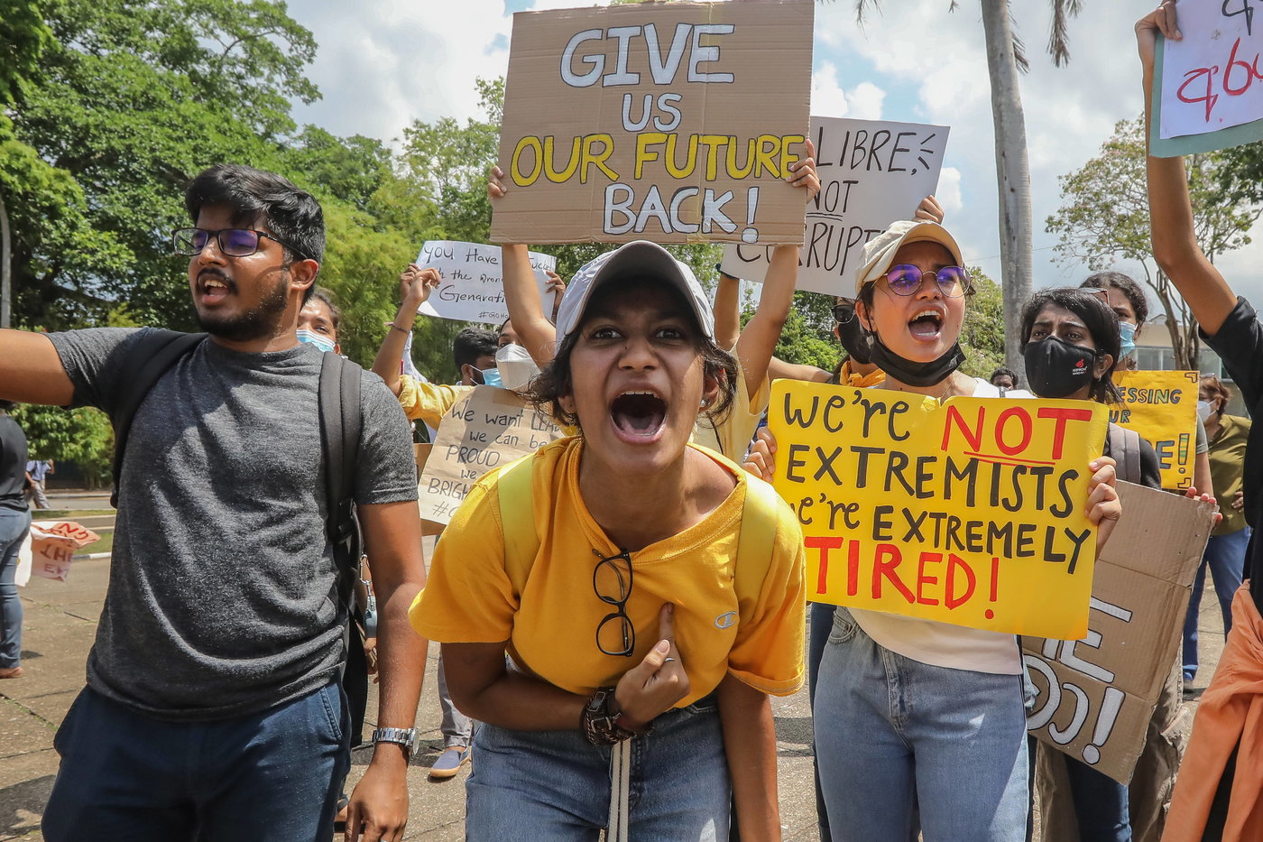 Le Sri Lanka au bord de l'insurrection - Le Temps