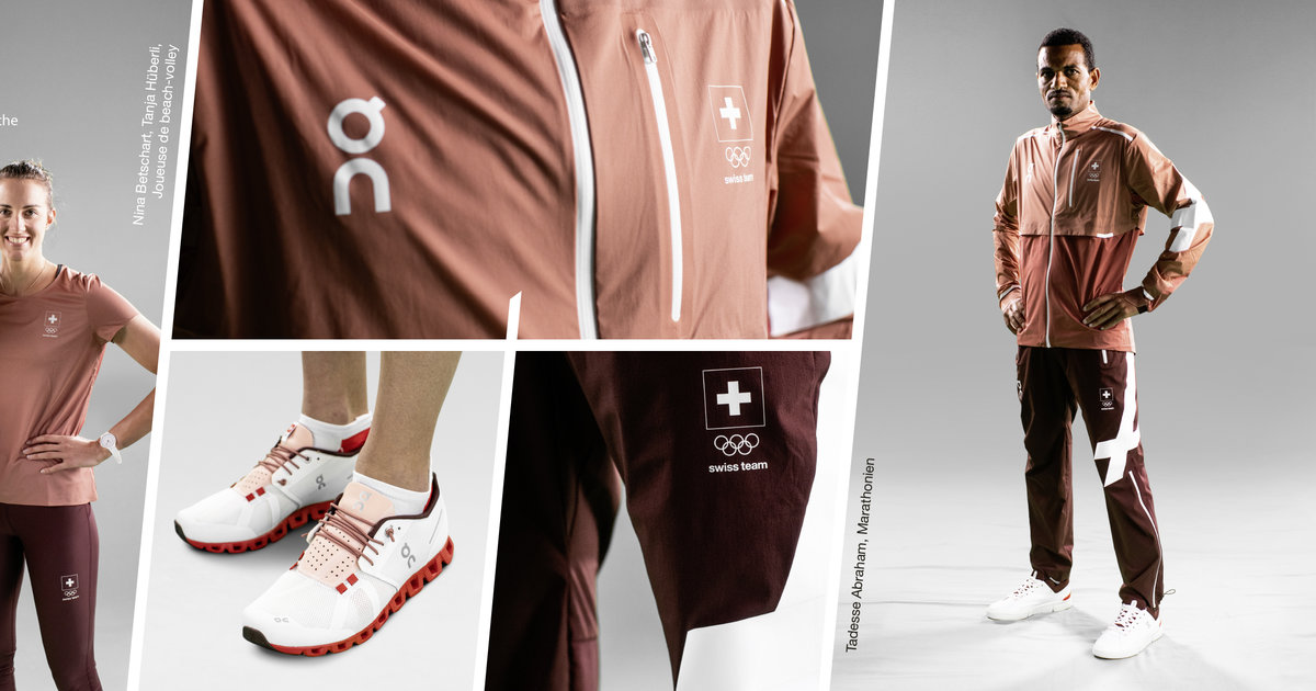 From powder pink to Servettian garnet, the outfits of Swiss athletes in Tokyo