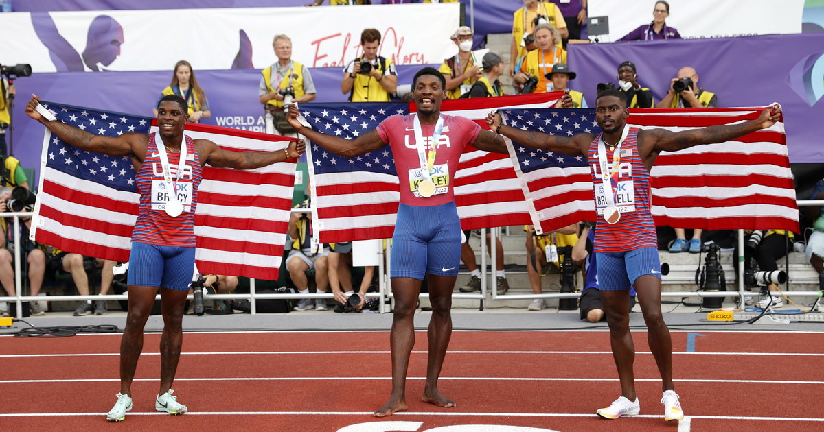 «USA Baby!»: Victoire De Fred Kerley Et Triplé Américain Sur Le 100m ...