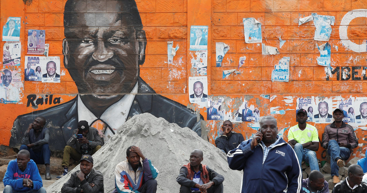 Au Kenya, l’opposant historique Raila Odinga mène les résultats électoraux