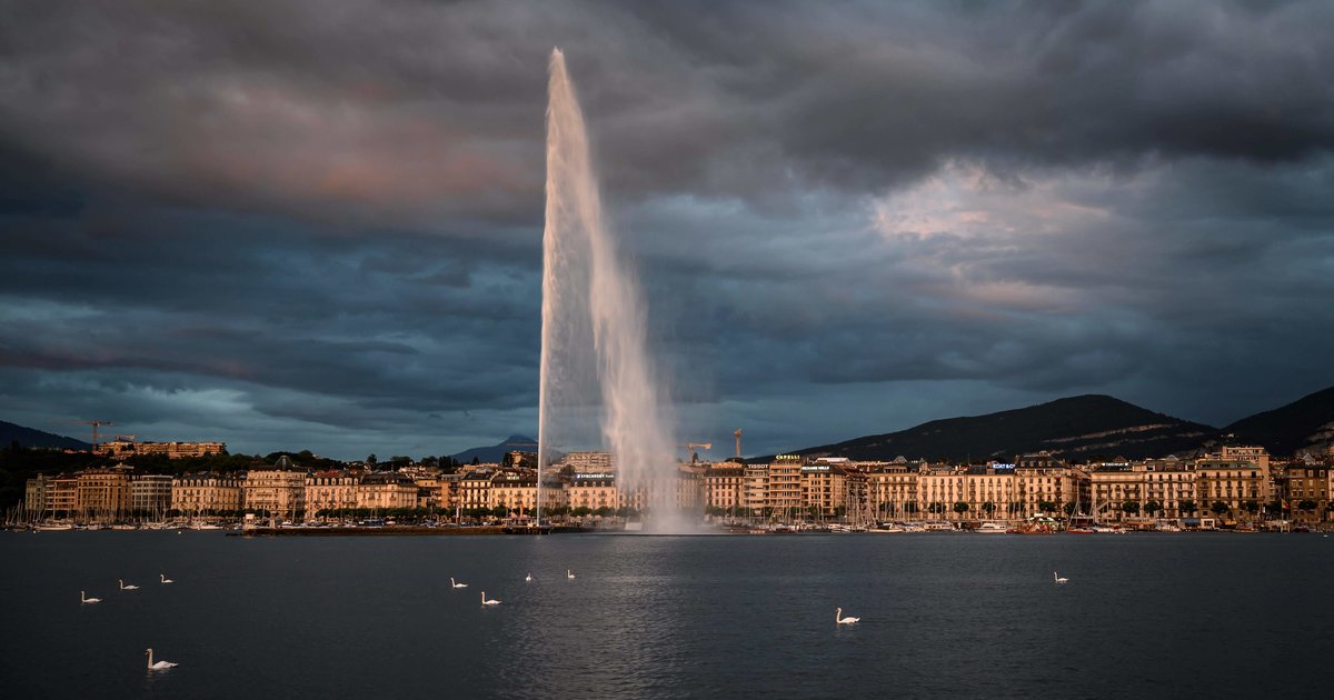 Le Jet d’eau de Genève passe au temps partiel pour économiser l’énergie