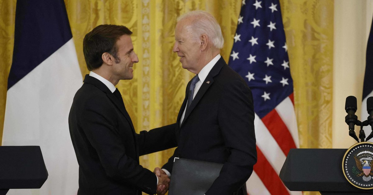 Biden et Macron affichent une entente parfaite malgré les différends