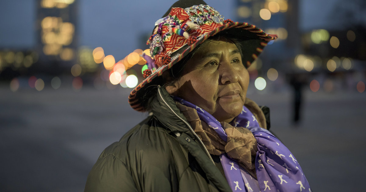 Lourdes Huanca est passée par Genève pour plaider la cause des révoltés du Pérou
