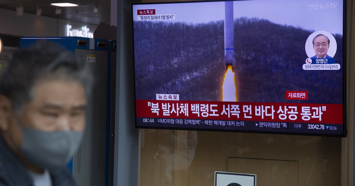 La Corée du Nord a lancé une «fusée de transport de satellites» qui a provoqué des alertes avant de «tomber en mer»